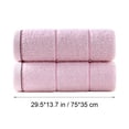 thumbnail image 3 of Kyusrd Hand Towels for Bathroom,Cotton Soft Absorbent Decorative Hand Towel for Face Spa Bath Gym Kitchen,Pink,35x75cm, 3 of 6