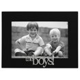 thumbnail image 1 of Malden International Designs 4307-46 The Boys! Expressions Picture Frame, 4x6, Black, 1 of 3