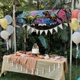 thumbnail image 4 of 1pc Tyrannosaurus Rex Themed Party Banner Decoration - Perfect for any dinosaur-themed party. The exciting design features a vibrant Tyrannosaurus rex dinosaur - easy to hang, adding the finishing to, 4 of 5