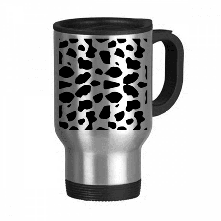 

Dog Animal Art Grain Illustration Pattern Travel Mug Flip Lid Stainless Steel Cup Car Tumbler Thermos