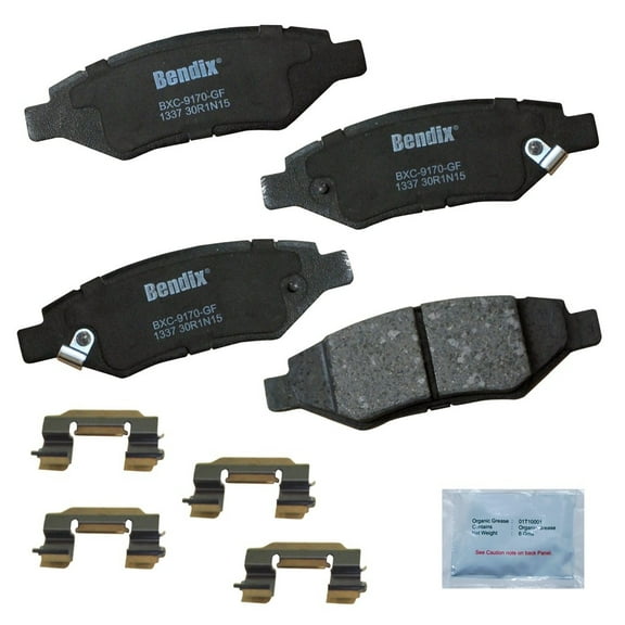 Bendix Brakes Disc Brake Pad Set Fits select: 2013-2015 CHEVROLET CAMARO, 2010-2016 CADILLAC SRX