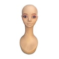 thumbnail image 2 of Bothyi Female Mannequin Head Lightweight Head Manikin for Cap Making Eyeglasses, 2 of 8