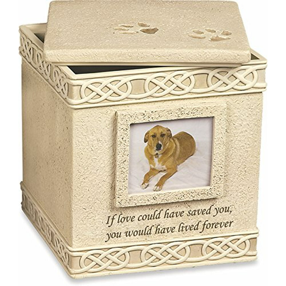Pet Urn with Top Lid "If Love Could Have Saved You" EXCLUSIVE