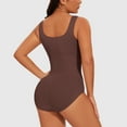 thumbnail image 2 of MISS COCOLI Womens Shapewear Bodysuit Tummy Control Round Neck Full Body Shaper Slimming, 2 of 6