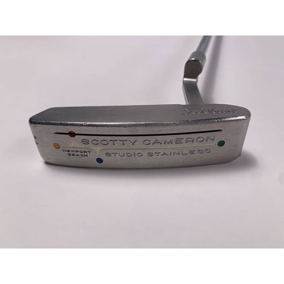 Pre-Owned Scotty Cameron Studio Stainless Newport Beach Putter 35.25" Mens RH