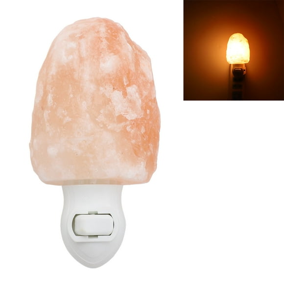 Lampe de Nuit au Sel, Prise US 110V Sans Fil Grand Application Lampe au Sel de l'Himalaya pour Chambres
