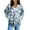 Blue, variant on ShiShine Womens Zip Up Hoodies Long Sleeve Oversized Sweatshirts Jacket with Pockets 2025 Fall Fashion Clothes