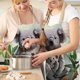 thumbnail image 3 of Delantal de lino con estampado de osos Koala, baberos de cocina impermeables, delantal para chefs adultos Tmvgtek Para estrenar, 3 of 8
