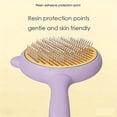 thumbnail image 4 of Cat and Dog Grooming Brush, Stainless Steel Comb, Rubber Massage Needles, Self-Cleaning, Suitable for Kittens to Long-Haired Cats and Dogs, 4 of 9