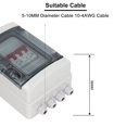 thumbnail image 3 of DC Miniature Circuit Breaker HA 4WAY, DIN Rail Mount Solar PV Circuit Breaker, Trip Curve C, UL1077, for Solar Panel Grid Connected System, with Overvoltage and  Protection, 3 of 7