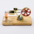 thumbnail image 3 of Stirling Engine Electric Generator Model LED Flywheel Science Experiment for Adults Kids School, 3 of 7