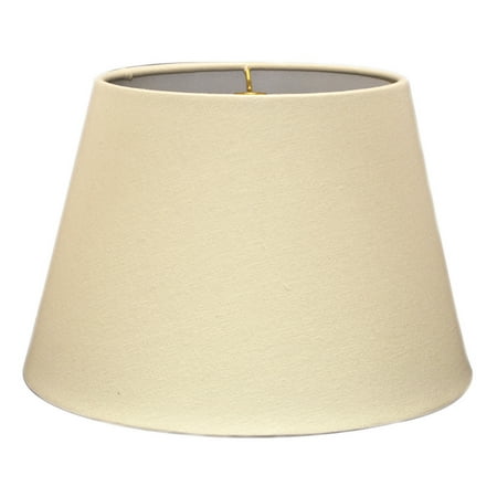 Royal Designs 18 Tapered Shallow Drum Hardback Lamp Shade Linen Drum Hardback Lamp Shade Linen