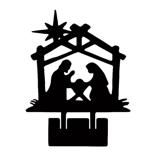 Adorno de Jesús, estatua de la Sagrada Familia, figuras coleccionables, decoración de la capilla del hogar Estilo negro B