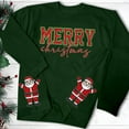 thumbnail image 4 of 2025 Essentials Women's Hoodie Sweatshirt Christmas Side Bow Applique Long Sleeve Crewneck Xmas Trendy Outfits 2025, 4 of 6