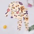 thumbnail image 2 of JAJAHO Toddler And Kid Halloween Pajama Set Long Sleeve Sleepwear And Pants 2 Piece Sets For Boys Girls 2-9Y, 2 of 3