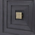 thumbnail image 5 of Uttermost Aiken 2-Door Contemporary Iron and Wood Cabinet in Ebony Black, 5 of 10