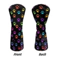 thumbnail image 5 of Uorisanigo Golf Club Head Covers, Premium PU Leather Golf Driver/Fairway Wood/Hybrid Headcover 3 PCS Colorful Dog Paws Headcovers Set for Club Protective, Abrasion-Resistant, 5 of 7