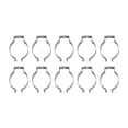 thumbnail image 4 of Yannee 10 Pcs Spring Terry Clips Open Type Spring Steel Tool Clips Heavy Duty Water Pipe Clamps Hardware, 4 of 12