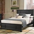 thumbnail image 2 of Pemberly Row Traditional styled Wood Queen Bed in Black Finish, 2 of 33