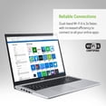 thumbnail image 4 of Acer Aspire 5 A515-56-36UT Slim Laptop, 15.6" Full HD Display, 11th Gen Intel Core i3-1115G4 Processor, 8GB DDR4 RAM, 256GB SSD Storage, WiFi 6, Windows 10 Home (S Mode), Sliver, w/USB Hub, 4 of 6