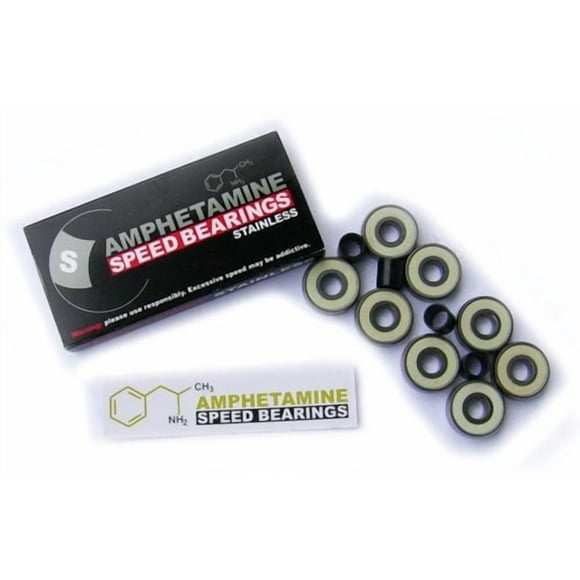 Amphetamine Roulements de Planche à Roulettes en Acier Inoxydable ABEC 7