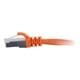 C2G Ethernet CAT 6 Cat6 Câble de 20 Pi - Sans Armature (STP) - Orange - Câble de Raccordement - RJ-45 (M) à RJ-45 (M) - 20 Pi - STP - - Moulé, Sans Accrochage, Toronné - Orange – image 3 sur 3