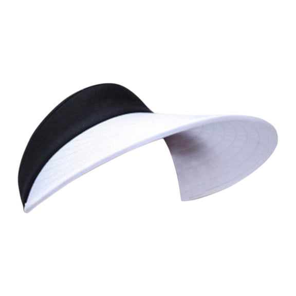 Audhol Trendy Cotton Sun Hat for Beach Sun Visor Hats For Women Large Brim Hat Large Brim Casual Peaked Cap Summer Beach Cap Ultra Wide Brim Sun Hat Black1 One Size