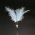 thumbnail image 2 of Cat Teaser Wand Fake Feather Cat Play Toy Kitten Toy Playing Stick for Kitten, 2 of 8