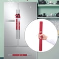 thumbnail image 4 of 8 Pieces Refrigerator Handle Cover Christmas Oven Dust-proof Protector Dust-proof Protector Cartoon Decor Cartoon Holiday Party Decoration for Home Kitchen, 4 of 8