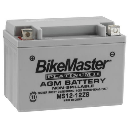 BikeMaster AGM Platinum II Battery MS12-12ZS For Honda PS250 Big Ruckus