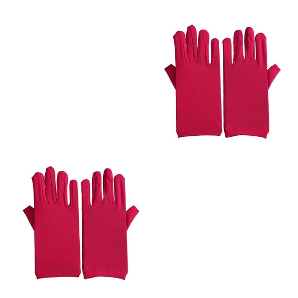 Guantes de LICRA para mujer Bearachild 2Conjunto Rosa roja