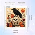 thumbnail image 3 of Diamond Art Kit Halloween Gothic Crow Skull Bead Art for Adults, Complete Set with Canvas, Tools and Materials for Spooky Halloween Wall Decor and Fall Home Displays, 3 of 6