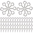 thumbnail image 2 of 500 Pcs Mini Screw Eye Pin Peg Jewelry Making Findings for Crafting, 2 of 9