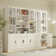 thumbnail image 6 of WIAWG Modern Versatile Storage Cabinet Set, China Cabinet Bookcase Display Storage Organizer for Home Office, 6 of 6