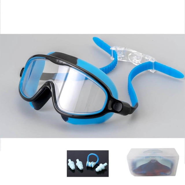 Feltree Lunettes de Natation Lunettes de Natation HD Lunettes Antibuée de Natation HD Grande Monture Lunettes de Natation Lunettes de Natation Lunettes de Natation pour Enfants