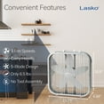 thumbnail image 5 of Lasko 20" 3-Speed Energy Efficient Box Fan, White, B20201, 5 of 8