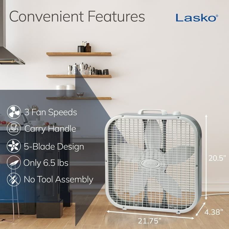 Lasko, Box Fan, 20