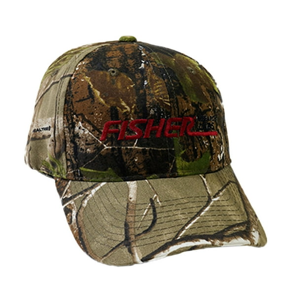 Fisher Metal Detector Mossy Oak Camo Pattern Ball Cap Hat Camouflage