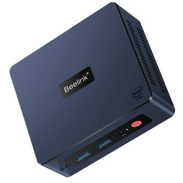 Beelink MINI S Mini PC, Intel 11th Gen 4-Core N5095, 8 GB, 128 GB SSD, Black