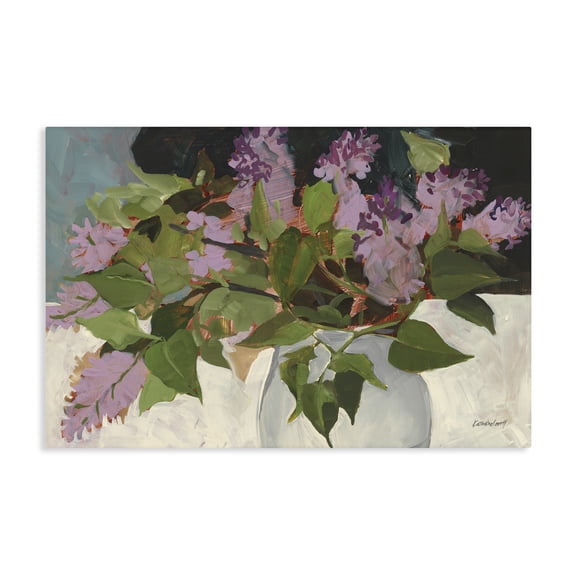 Stupell Industries Contemporary June Lilacs Bouquet Canvas Art, 24 x 16, by Katherine Lovell