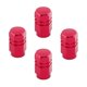 thumbnail image 3 of Cubierta de Válvula Macarena 4 Piezas Adaptador de Aluminio para Scooter Rojo, 3 of 7