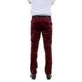 thumbnail image 2 of Men's Slim-fit Velvet Suits Separates, Pants, 2 of 4