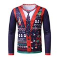 thumbnail image 1 of 2023 Winter New Men's Digital Printing Long Sleeve Santa Claus 3d Long Sleeve Printing, 1 of 5