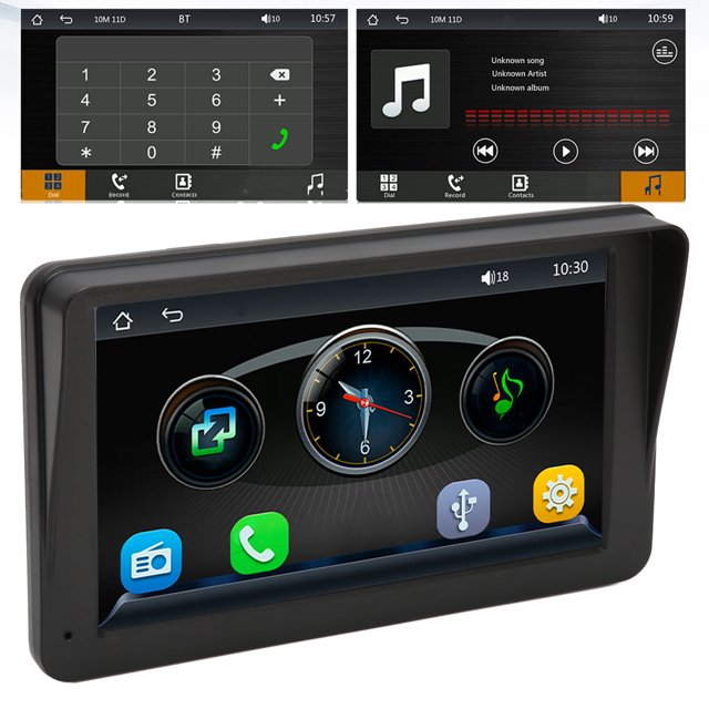 Reproductor MP5 para automóvil cámara LED receptor de radio para automóvil entrada de video inversa 875-1080MHz BT 50 amplia compatibilidad para automóvil