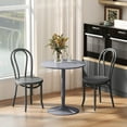 thumbnail image 2 of HOMCOM Table à Manger Ronde avec Base en Acier, Coussinet Antidérapant pour Salon, 2 of 10