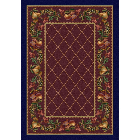 Milliken Signature Area Rug FRUIT MEDLEY GARNET Fruit Medley Garnet 2' 1" x 7' 8" Runner