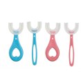 thumbnail image 1 of CAROOTU Children U Shape Toothbrush with Soft Silicone Brush Head Manual Teeth, 1 of 7