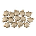 thumbnail image 3 of Whitehurst 56ct Gold Matte Finish Glass Christmas Star Ornaments - 1.75" (45mm), 3 of 3