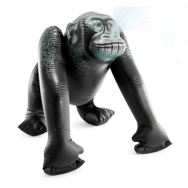 Intex 56595EP Outdoor 70 Inch Inflatable Gorilla Kids Play Sprinkler, Age 3 & Up