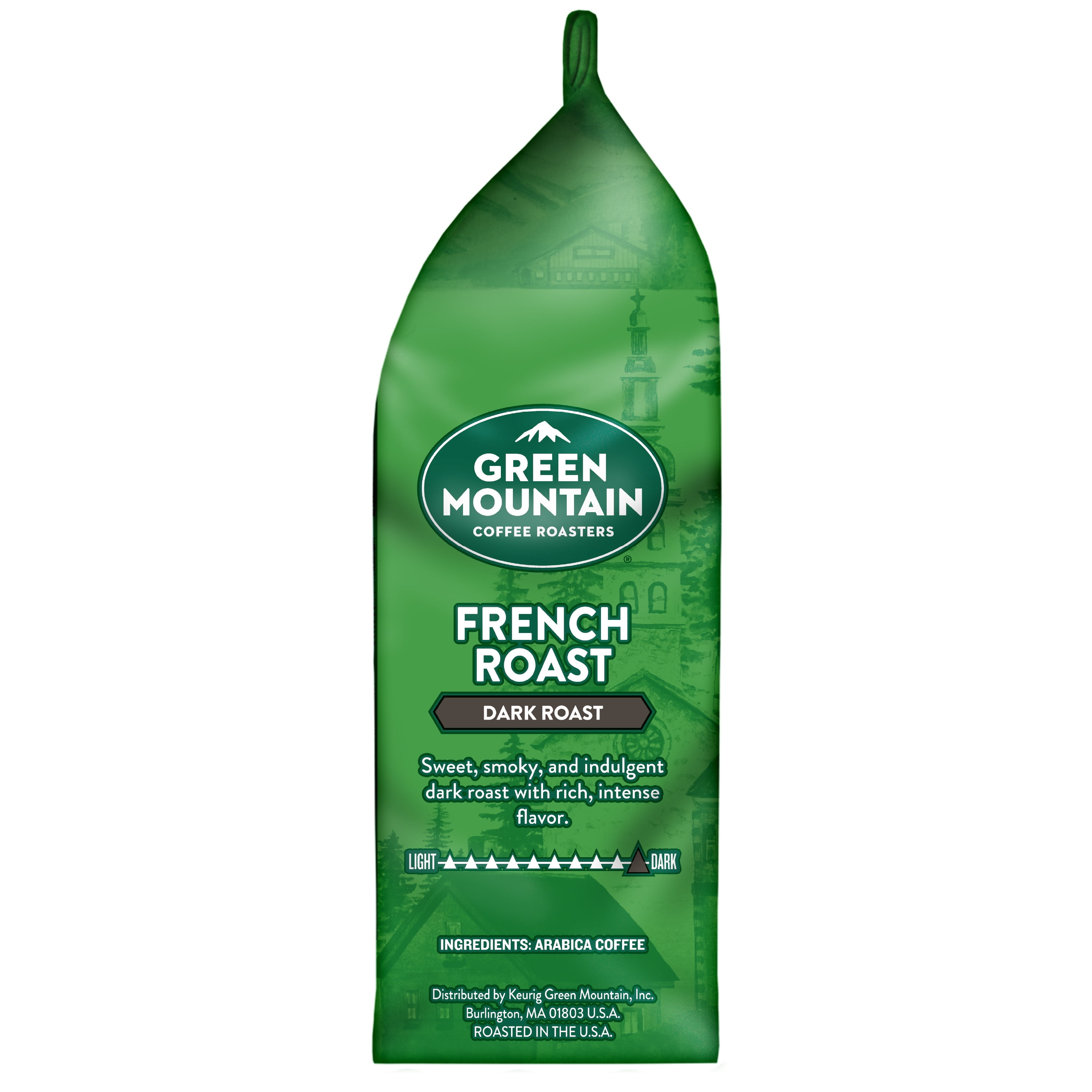 Green Mountain Coffee Roasters French, Dark Roast, Ground Coffee, 12 oz